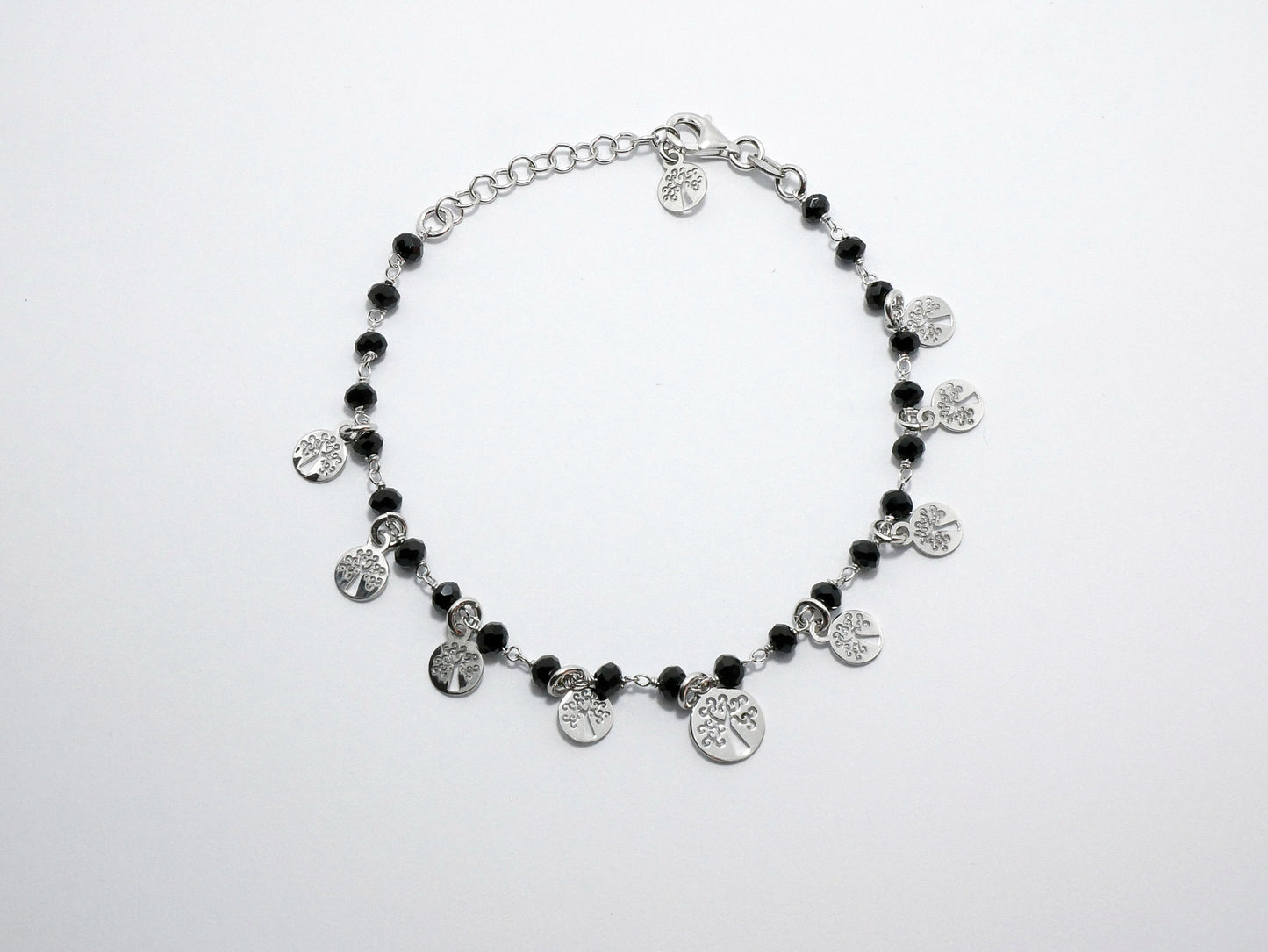 Bracciale in argento e albero della vita