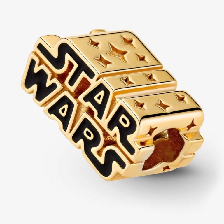 Charm Pandora Star Wars Scintillante con Logo in 3D