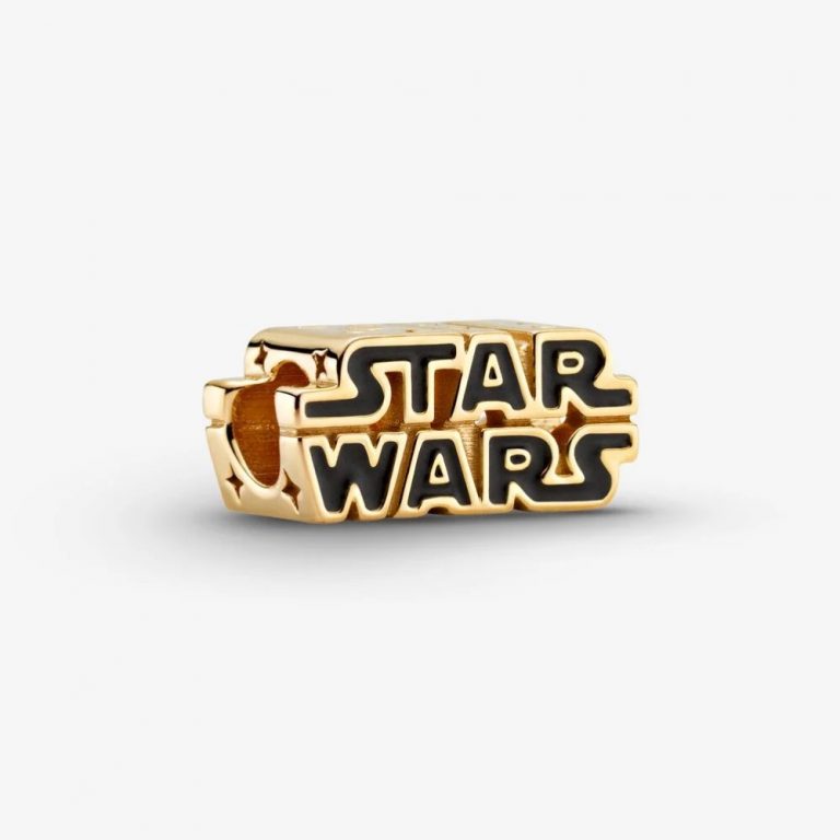 Charm Pandora Star Wars Scintillante con Logo in 3D
