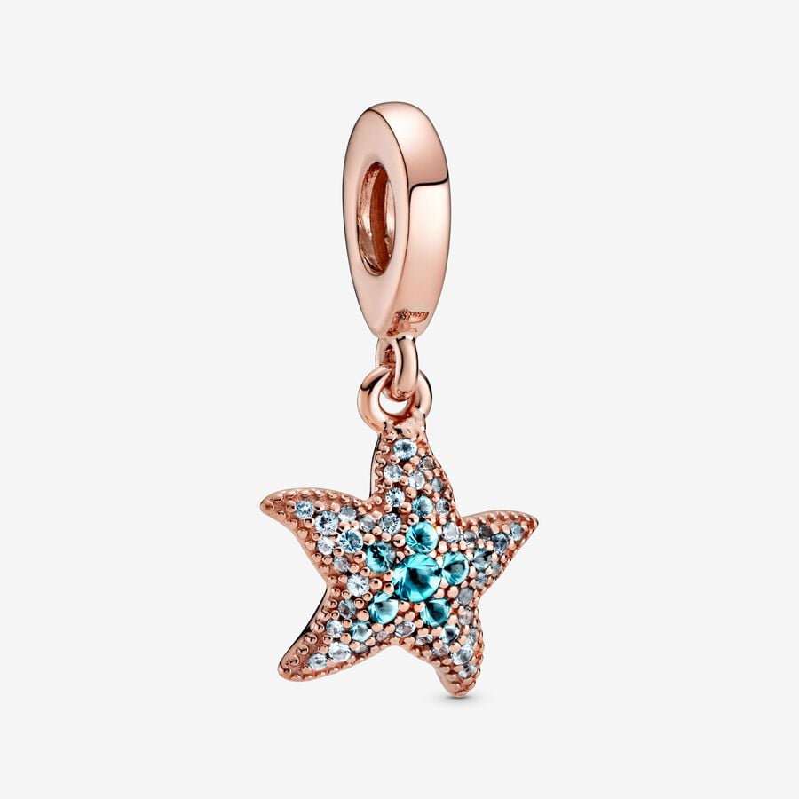 Charm Pendente Stella Marina Blu