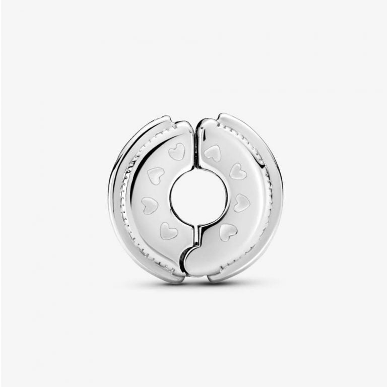 Clip Pandora con Logo e Pavé Scintillante