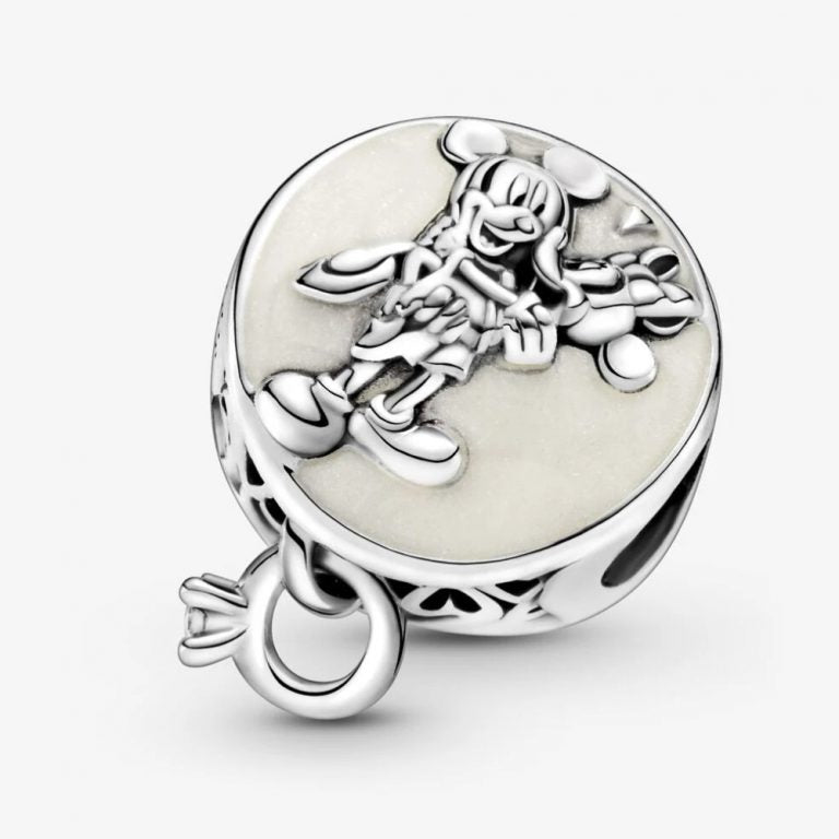 Charm Pendente Pandora Disney Amore Eterno con Mickey Mouse e Minnie