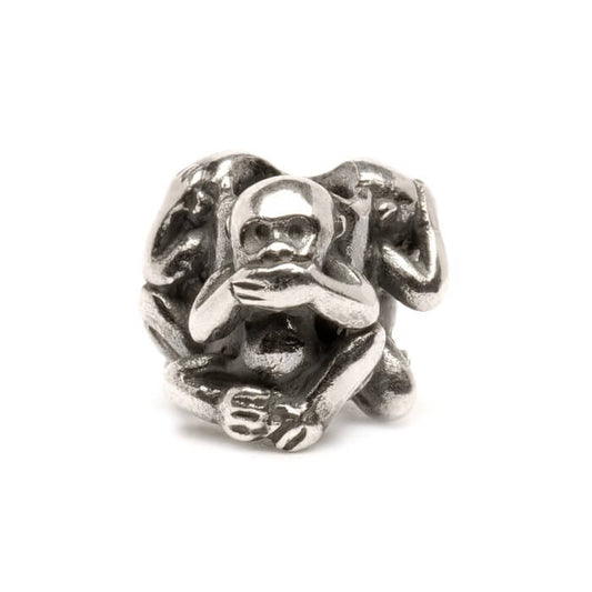 Beads Trollbeads Tre Scimmie in Argento