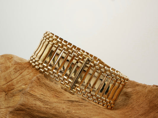 Bracciale in oro giallo vintage