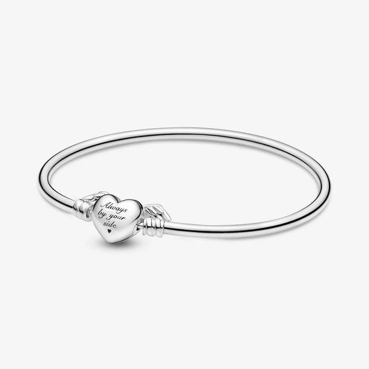 Bracciale Con Chiusura Cuore Con Ali