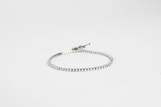 Bracciale tennis con diamanti